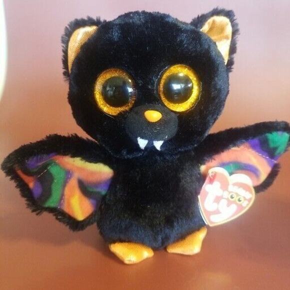 Ty Beanie Boos Lot Of 4 Scarem, Slush, Bandit, Whiskers, All With Tags Halloween - Picture 2 of 16